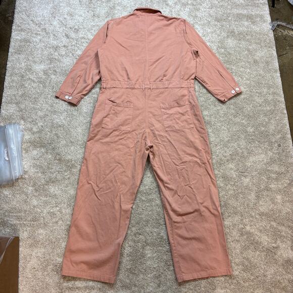 Big Bud Press Pink Long Sleeve Jumpsuit Women's 3XL Boho Twee Indie - Picture 3 of 9